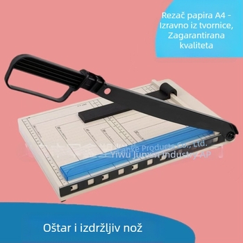 Rezač papira A4 formata, giljotina za fotografije, trimer za papir, rezač za studentski pribor, školska i uredska upotreba