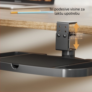 Stalak za pohranu računalnog miša, stalak za ruke, računalni stol, naslon za ruke, podloga za miš za zglob, kreativni rotirajući naslon za lakat