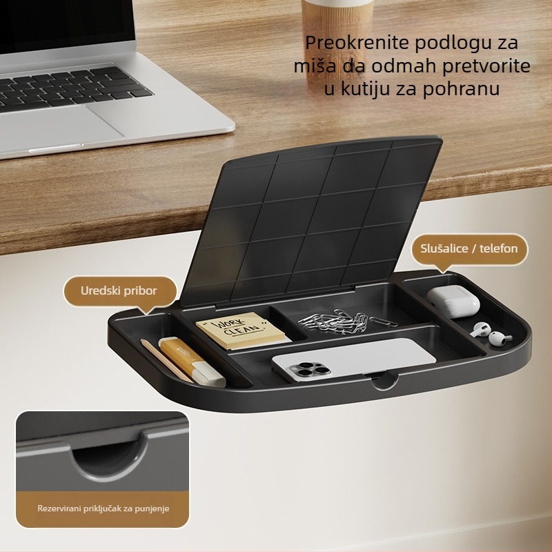 Stalak za pohranu računalnog miša, stalak za ruke, računalni stol, naslon za ruke, podloga za miš za zglob, kreativni rotirajući naslon za lakat