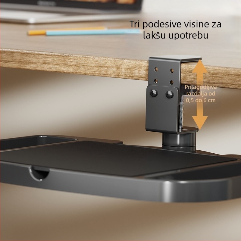 Stalak za pohranu računalnog miša, stalak za ruke, računalni stol, naslon za ruke, podloga za miš za zglob, kreativni rotirajući naslon za lakat