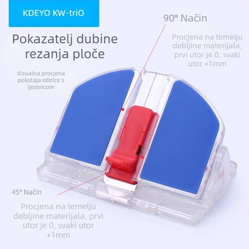 Možete nabaviti izvrstan KW nož za rezanje s kosim rezanjem, ravni rezač papira, DIY okvir za rezanje, rezač papira s kosim rezanjem 45