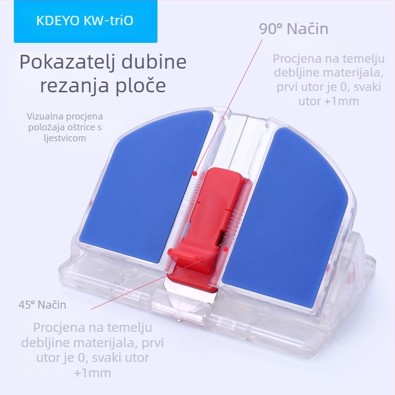 Možete nabaviti izvrstan KW nož za rezanje s kosim rezanjem, ravni rezač papira, DIY okvir za rezanje, rezač papira s kosim rezanjem 45