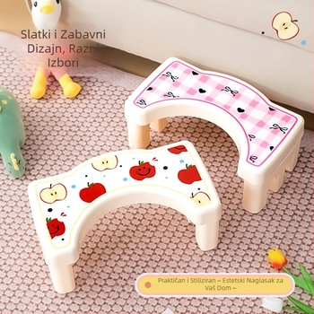 WC stolac za noge, plastični zadebljani jednostavni čučajući artefakt jame za djecu, jastučić za noge, stolac za trudnice, stolac za noge