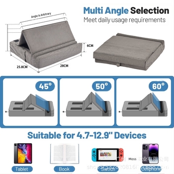 na zalihi jastuk za čitanje tableta jastuk podloga za bilježnicu trokutasti stalak za podršku veleprodaja stalak za čitanje mobitela