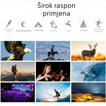 Popularni dalekozori visoke rezolucije, velike snage, slabog osvjetljenja, noćni vid, vanjski prijenosni koncertni fotografski teleskop veleprodaja