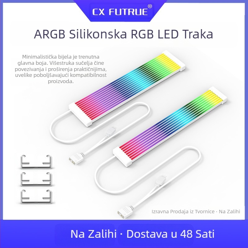Kućište Neon Line ARGB Shengguang sinkronizacijska matična ploča 8PIN i 24PIN serija dekoracija za kućište grafičke kartice