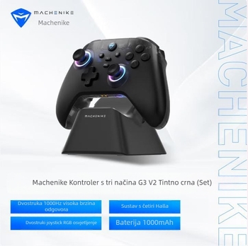 Mehanički (Machenike) G3V2 set 2.4G/žični/Bluetooth kontroler za igre s tri načina rada