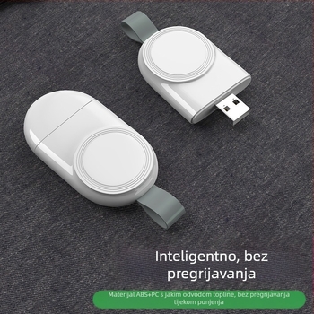 Primjenjivo na punjač za Apple Watch, Apple iWatch 1-9 generacije, magnetska bežična prijenosna baza za punjenje