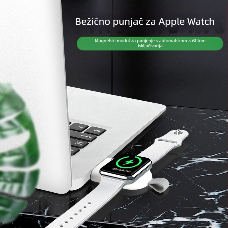 Primjenjivo na punjač za Apple Watch, Apple iWatch 1-9 generacije, magnetska bežična prijenosna baza za punjenje