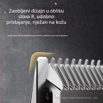 Tajvanski slatki brijač za pse, električni šišač za kućne ljubimce, profesionalna oštrica za zadržavanje dlake, profesionalni set za šišanje dlake za kućne ljubimce, medo