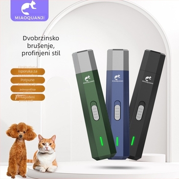 Prekogranična popularna električna brusilica za nokte za kućne ljubimce, praktične škare za manikuru, škare za nokte za mačke i pse, rezači za životinjske nokte