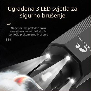 Prekogranična popularna električna brusilica za nokte za kućne ljubimce, praktične škare za manikuru, škare za nokte za mačke i pse, rezači za životinjske nokte