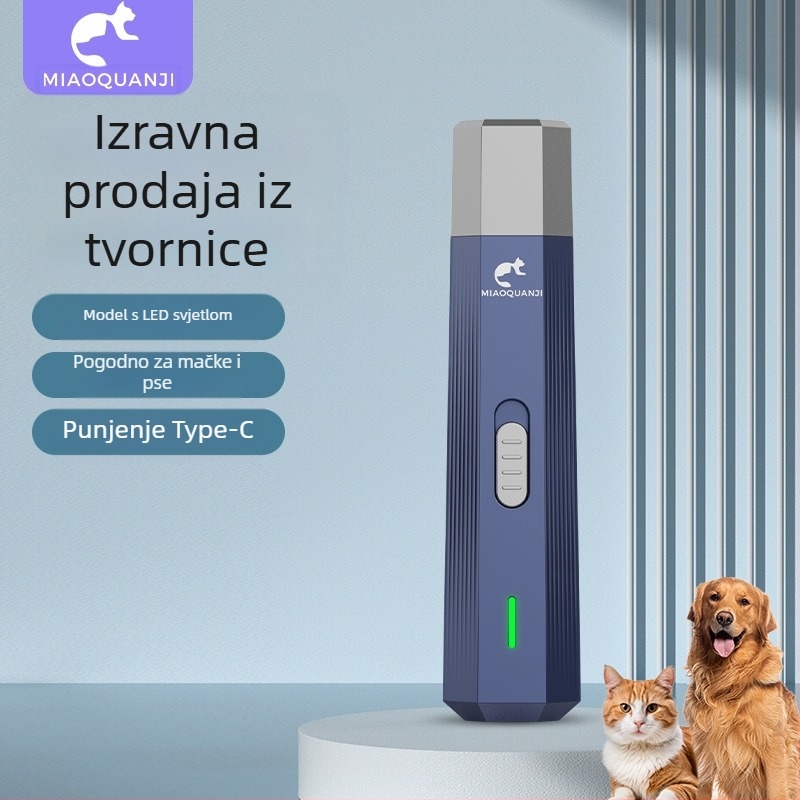 Prekogranična popularna električna brusilica za nokte za kućne ljubimce, praktične škare za manikuru, škare za nokte za mačke i pse, rezači za životinjske nokte