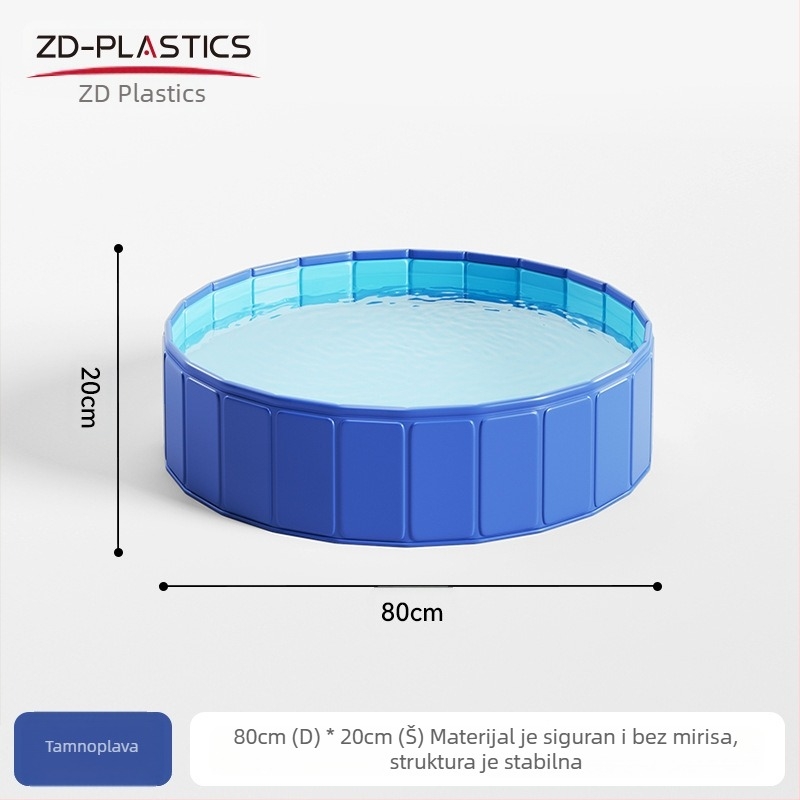 Novi napuhani bazen za kućne ljubimce, PVC bazen za mačke i pse, dječji bazen, besplatna sklopiva napuhana kada za kupanje