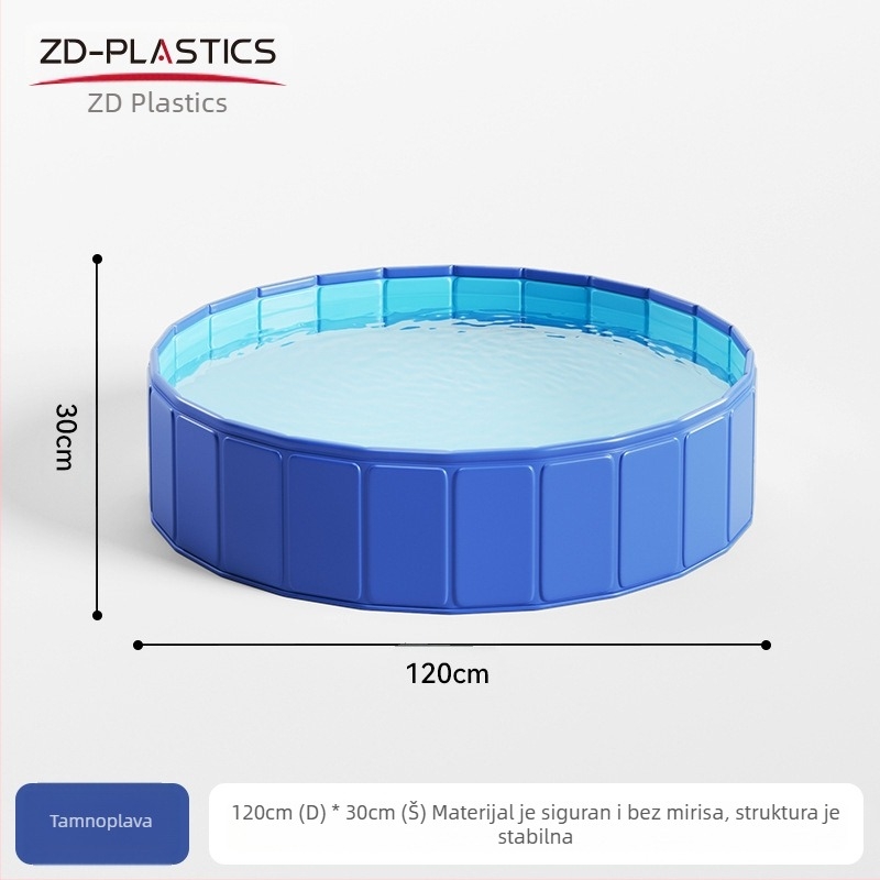 Novi napuhani bazen za kućne ljubimce, PVC bazen za mačke i pse, dječji bazen, besplatna sklopiva napuhana kada za kupanje