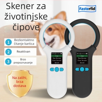 Čitač čipova za kućne ljubimce W91A, čitač kartica za životinjske oznake, čitač staklenih cijevnih oznaka, čitač niskofrekventnih kartica