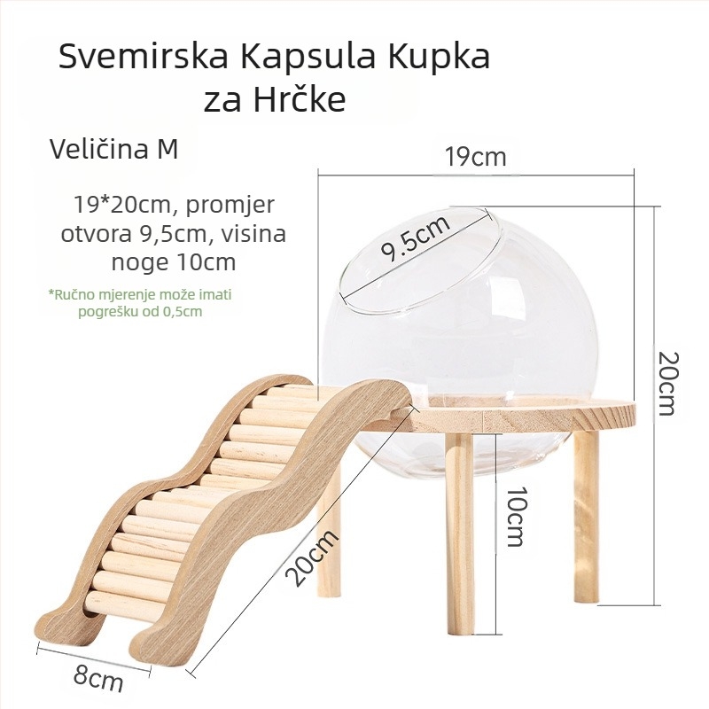 Hrčak Kupaonski prostor Kapsula Kupaonica WC Dvojna upotreba Zlatni medvjed Kupaonica Tijelo Urin Pijesak Pijesak za Kupanje Pribor protiv prskanja