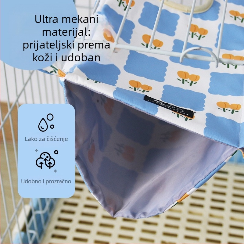 Dvoslojna viseća mreža za tvorove, tunelsko gnijezdo, medeni quoll, viseće gnijezdo za male kućne ljubimce, kanal, ljetna prekogranična vreća za spavanje od nerca
