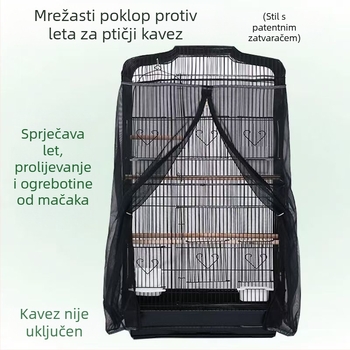 Kavez za ptice, Poklopac protiv prskanja, Kvadratni kavez za ptice, Mrežasti pokrov protiv perja, Mali mrežasti kavez, Kavez protiv komaraca