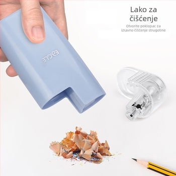 Yier Gao električno šiljilo za olovke, prijenosno šiljilo za olovke, studentsko šiljilo za olovke, umjetničko šiljilo za olovke, zamjenjivi držač noža