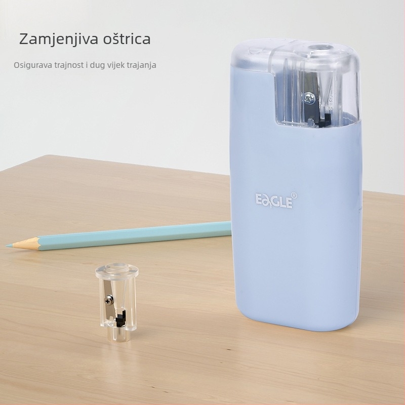 Yier Gao električno šiljilo za olovke, prijenosno šiljilo za olovke, studentsko šiljilo za olovke, umjetničko šiljilo za olovke, zamjenjivi držač noža