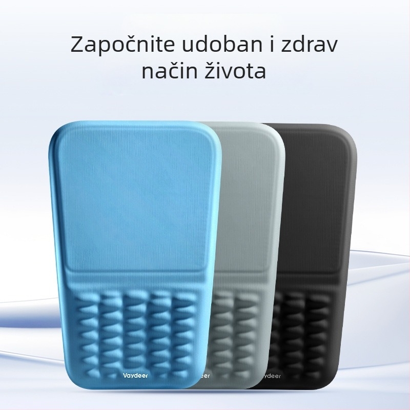 Podloga za miš od memorijske pjene, mekana, sporo se odbija, ugodna za kožu, jednostavna uredska podloga, silikonska podloga za miš od ručnog zgloba