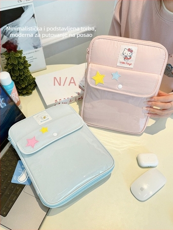 Nova Sanrio crtana modna torba za pohranu iPad tableta, unutarnja torba za jesen i zimu, 11-inčna torba za prijenosno računalo