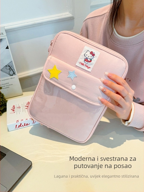 Nova Sanrio crtana modna torba za pohranu iPad tableta, unutarnja torba za jesen i zimu, 11-inčna torba za prijenosno računalo