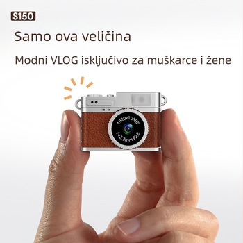 Prekogranični retro mini fotoaparat, digitalni fotoaparat za studentske zabave, prijenosni mali fotoaparat visoke razlučivosti za fotografije i video