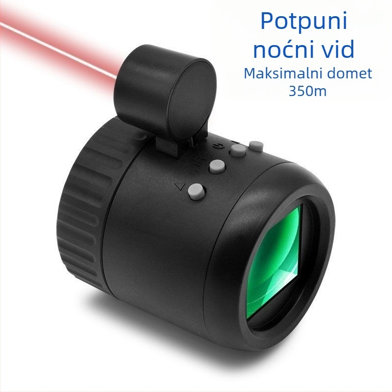 Elektronički okular za promatranje ptica, video visoke rezolucije, infracrveni noćni vid, astronomski monokularni teleskop u boji za noćni vid, noćni ribolov
