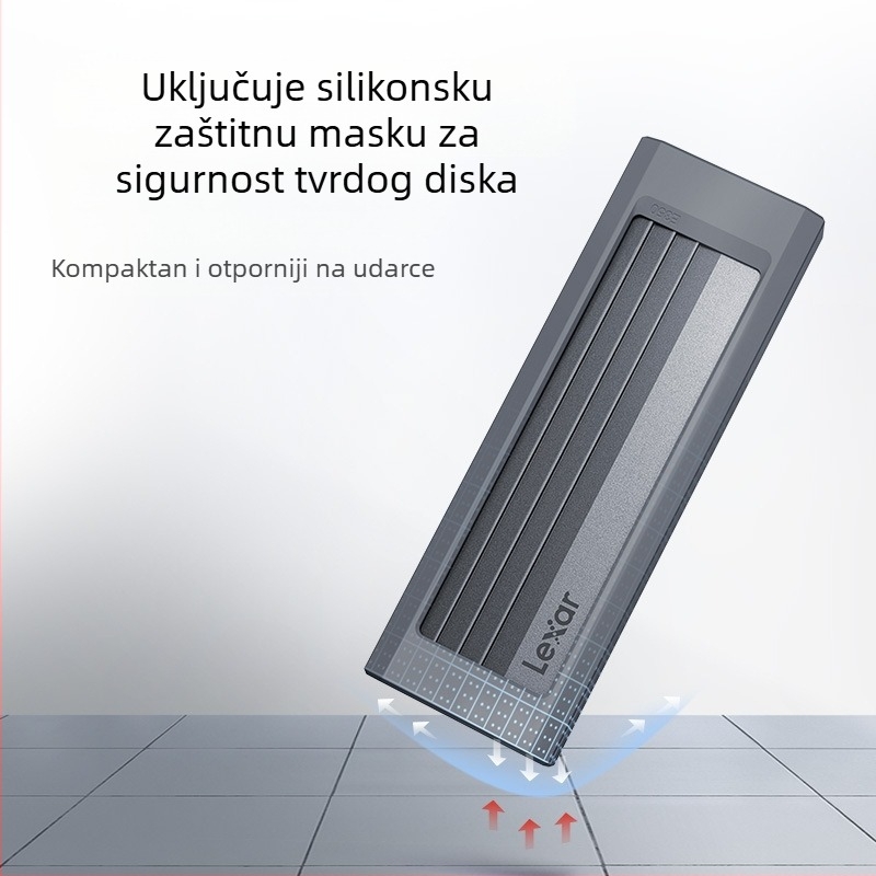 Lexa E10/E6/E300/E350 kućište za mobilni tvrdi disk M.2 NVMe/SATA protokol Type-C 3.2