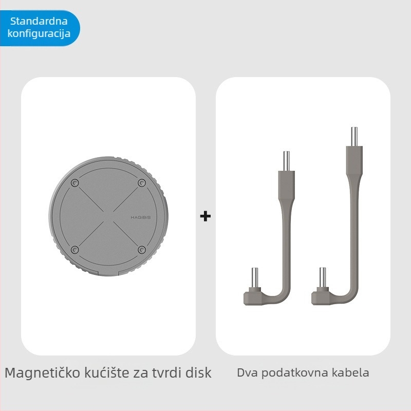 Haibis magnetska kutija za tvrdi disk M2 2230Magsafe prikladna je za Apple iPhone 15Pro mobilne SSD NVME uređaje