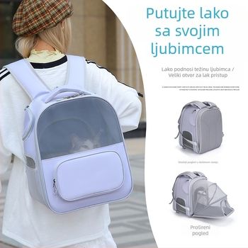 Torba za kućne ljubimce može proširiti kavez za mačke, udobna unutarnja podloga za pse i mačke prilikom izlaska, prozračna prijenosna putna torba za kućne ljubimce, slatki ruksak za kućne ljubimce