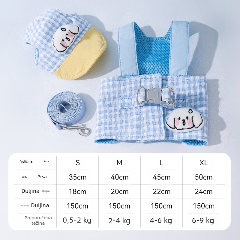 Šešir za kućne ljubimce, pse i mačke, proljeće i ljeto za izlaske, sjenilo za sunce, kapa protiv povlačenja, protiv rose, podesiva kopča za uši