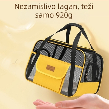 Ljetna nova stilska, negušljiva, prozračna torba za pohranu, višenamjenska, torba za kućne ljubimce velikog kapaciteta s otvorenim vrhom, prijenosna, sklopiva, prekogranična