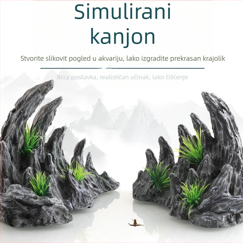 Smola za uređenje akvarija, ukras od kamenjara, mikro krajobraz, bonsai, kamen koji upija vodu, pribor za vodeni kamen, obrti, kanjon