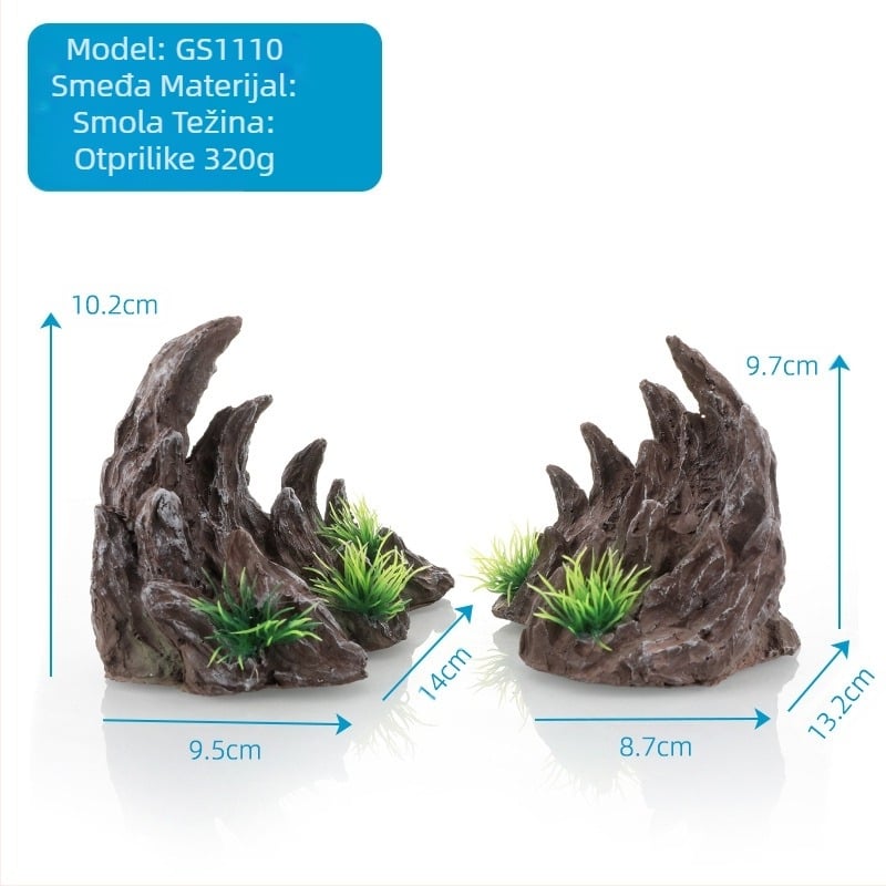 Smola za uređenje akvarija, ukras od kamenjara, mikro krajobraz, bonsai, kamen koji upija vodu, pribor za vodeni kamen, obrti, kanjon