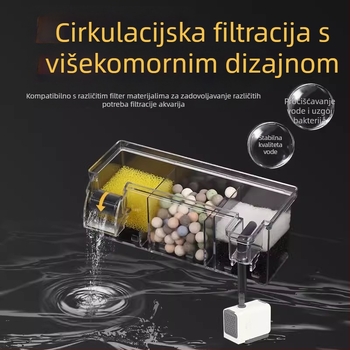 Songbao zidni filter za akvarij, kutija za filter za akvarij s kornjačama, tri u jednom filter za oksigenaciju, zidna kutija za kapanje, veleprodaja