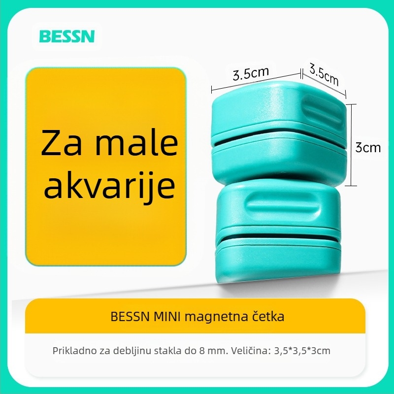 Čišćenje tragova vode i kamenca u akvariju, posebno čišćenje stakla kućnog akvarija, bez mrtvog kuta, bez artefakata, bez ozljeda proizvođača akvarija