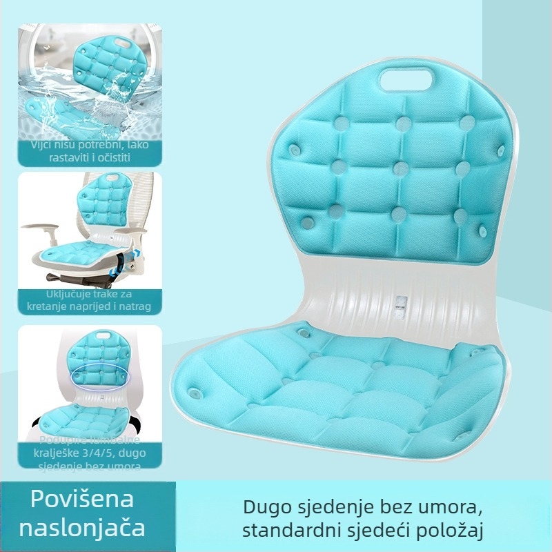 Uredski jastuk za korekciju naslona i struka za dugotrajno sjedenje bez umora, ergonomski jastuk za kućnu stolicu za trudnice