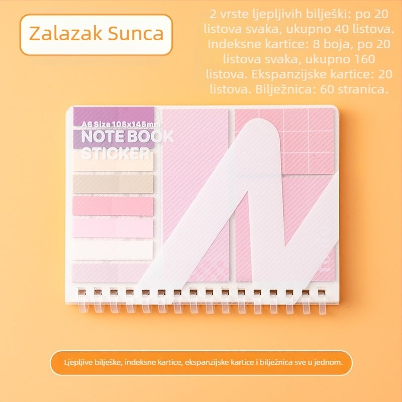 ISN Naljepnica za studente s prijemnim ispitom za poslijediplomski studij, jednostavna naljepnica s odvojivim listovima visoke vrijednosti boja