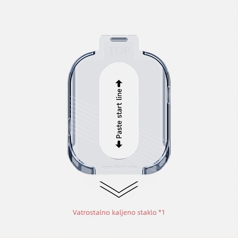 Zaštitna folija za Apple Watch, ultra bez prašine, skladište, kaljena folija za Apple Watch, legura titana