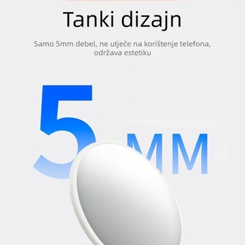 Aluminijska legura MagSafe magnetsko apsorpcijsko ogledalo za mobitel sa stražnje strane za samofotografiranje, artefakt, Vlog live HD konveksno ogledalo za šminkanje