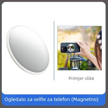 Aluminijska legura MagSafe magnetsko apsorpcijsko ogledalo za mobitel sa stražnje strane za samofotografiranje, artefakt, Vlog live HD konveksno ogledalo za šminkanje