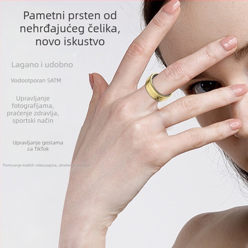 TikTok e-knjiga može se četkati tremolom za praćenje otkucaja srca, kisika u krvi, sna i fotografiranja, sporta, pametnog prstena za žensko zdravlje