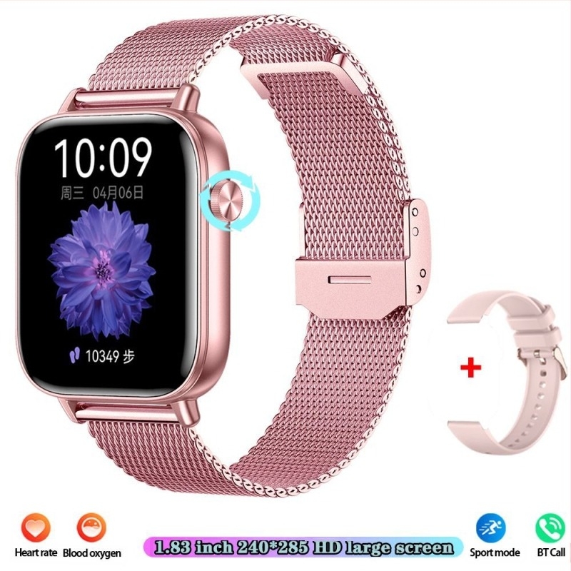 Novi I128 pametni sat s mjeračem koraka, praćenjem otkucaja srca, Bluetooth pozivom, 1,69" zaslonom osjetljivim na dodir, pametnom narukvicom