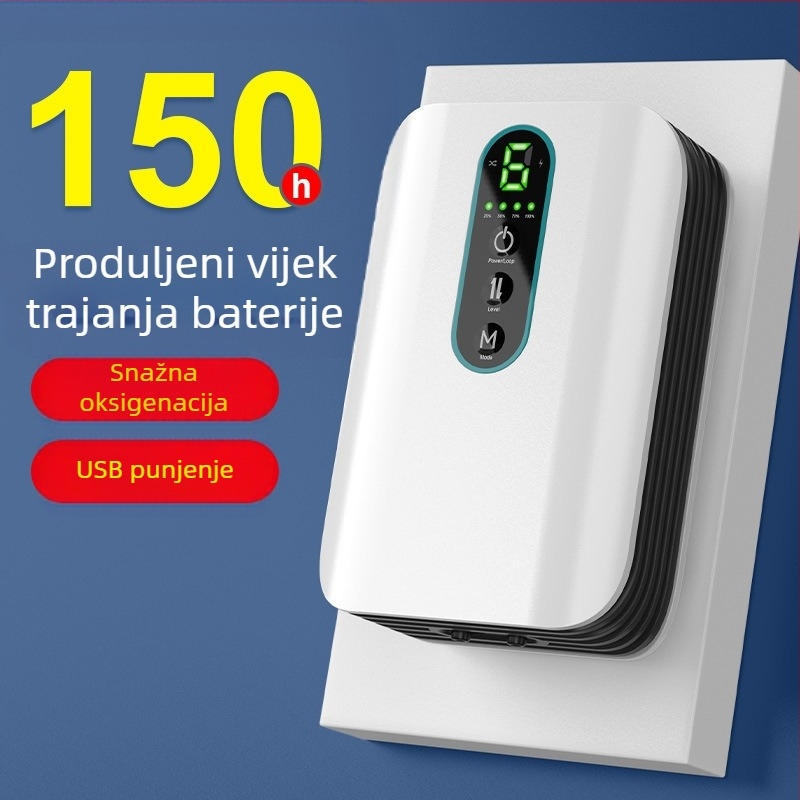 BAKALE nova USB pumpa za kisik, kisik za dom, ribu, automobil, aerator za vanjsku upotrebu, divlji ribolov, litijeva baterija