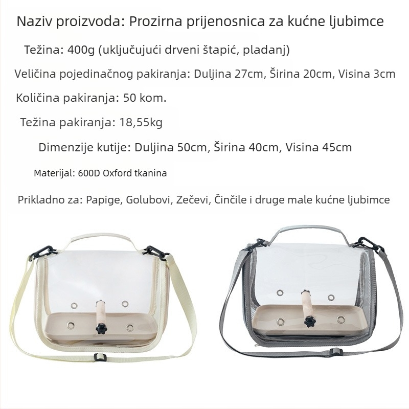 Torba za papige, Torba za ptice, Kavez za ptice za van u obliku goluba i guštera, Prijenosna torba za male hrčke u obliku crnog feniksa, Torba za ptice, Oprema za male kućne ljubimce
