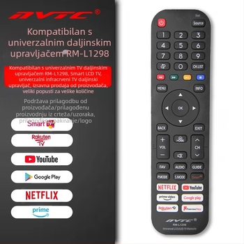 Za univerzalni kućni infracrveni daljinski upravljač za TV marke RM-L1298 univerzalni infracrveni daljinski upravljač