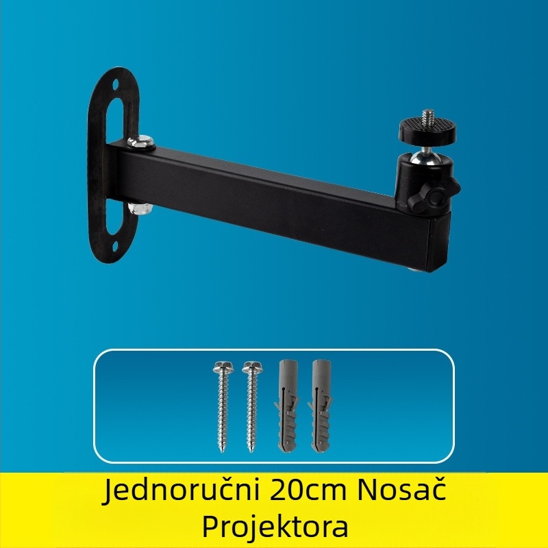 Nosač za projektor, zidni, sklopivi, uz krevet, zidni nosač za kućnu upotrebu, Jmgo Dangbei Coollebo Universal PTZ